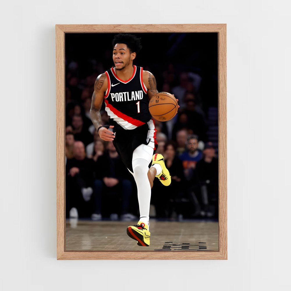 Poster Dunk Électrique – affiche Basketball (vue 4)